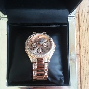 BRAND NEW IN BOX ROSE GOLD BEBE WATCH